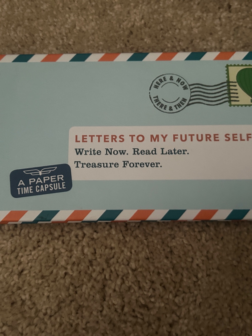 Letters to My Future Self Keepsake Booklet - Light Blue